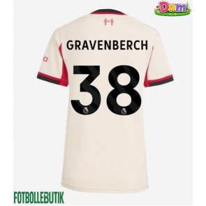 Liverpool Ryan Gravenberch #38 Bortatröja Kvinnor 2025-26 Kortärmad